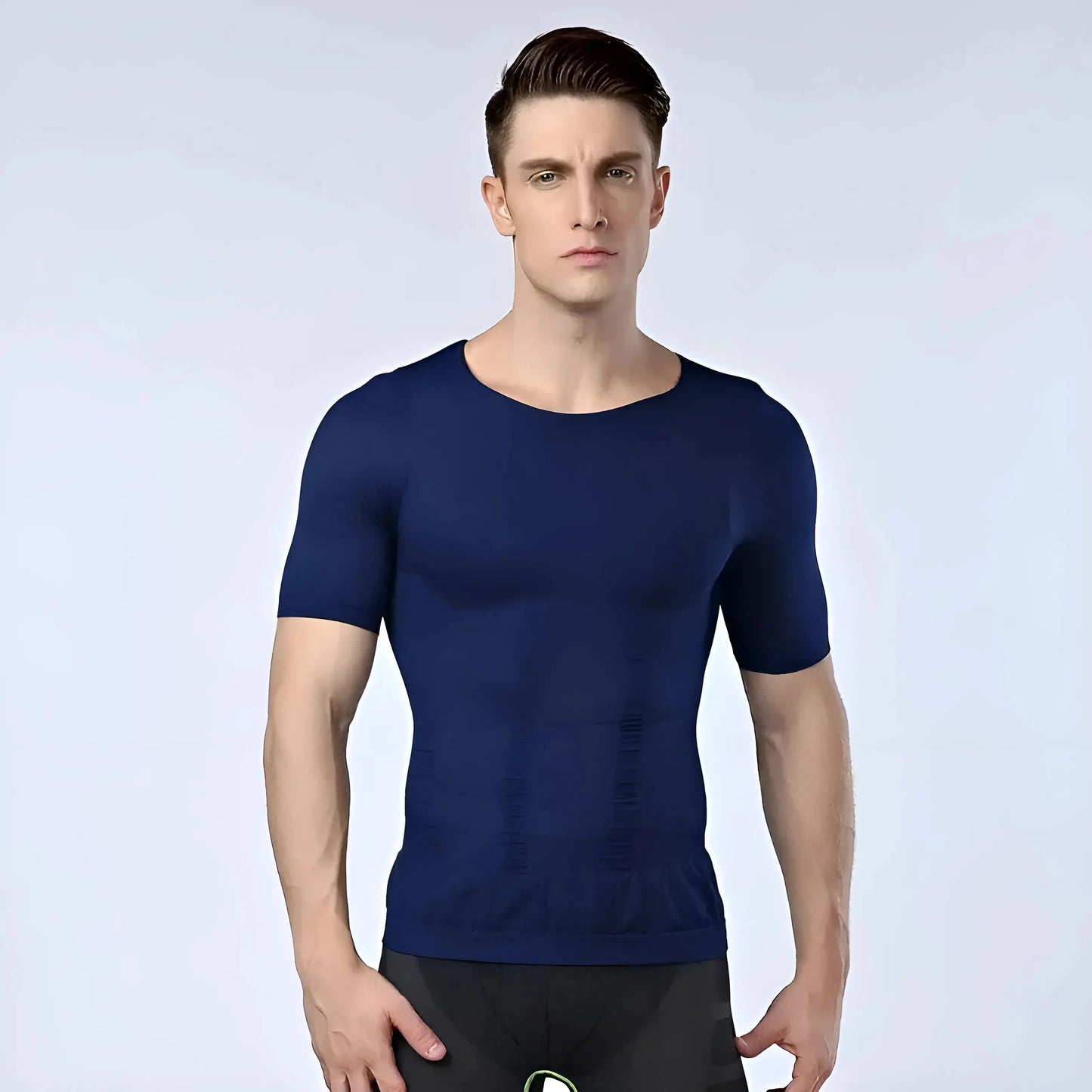 Navy Men's Slimming T-Shirt