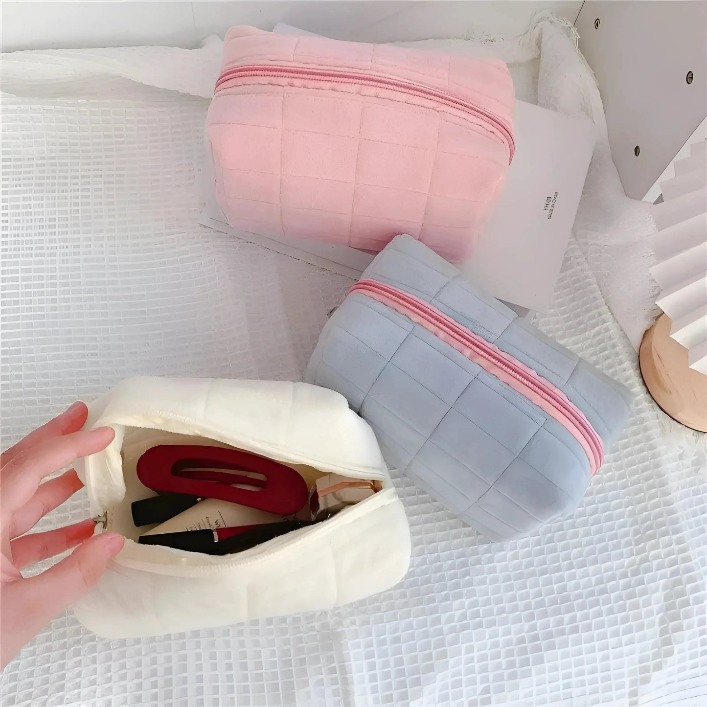 Pink Cosmetic Bag for Women