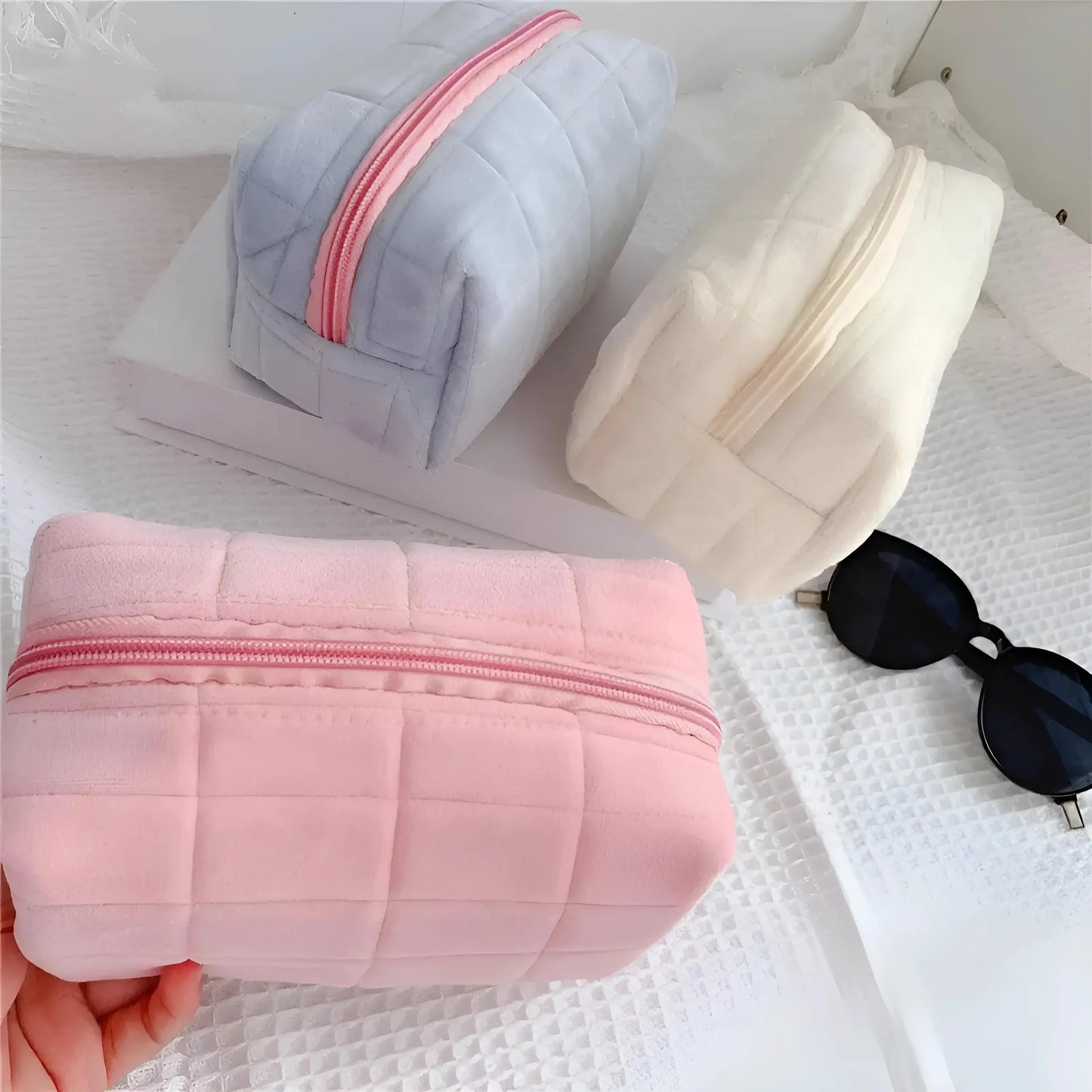 Pink Cosmetic Bag for Women