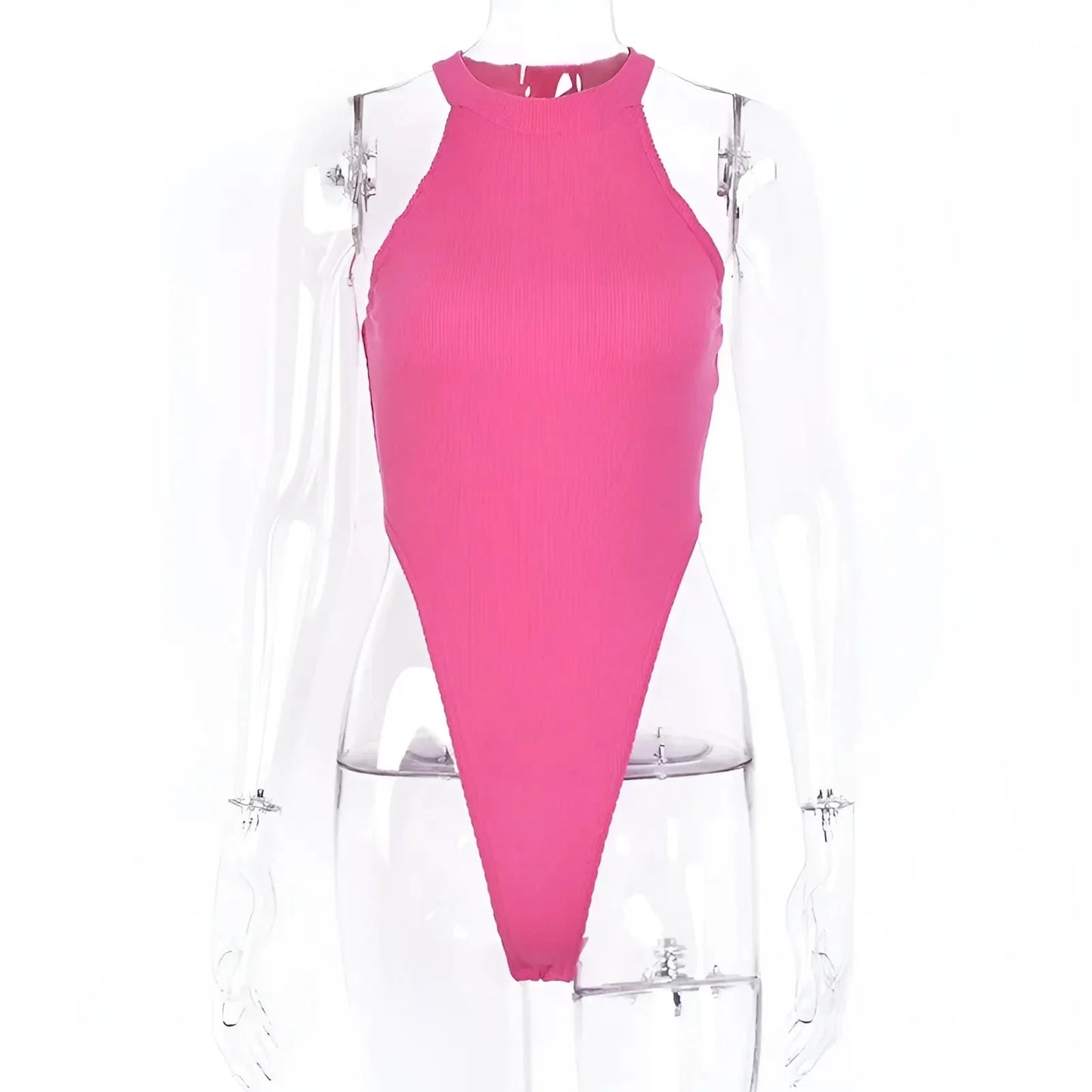 Pink Neon-Coloured Body Suit