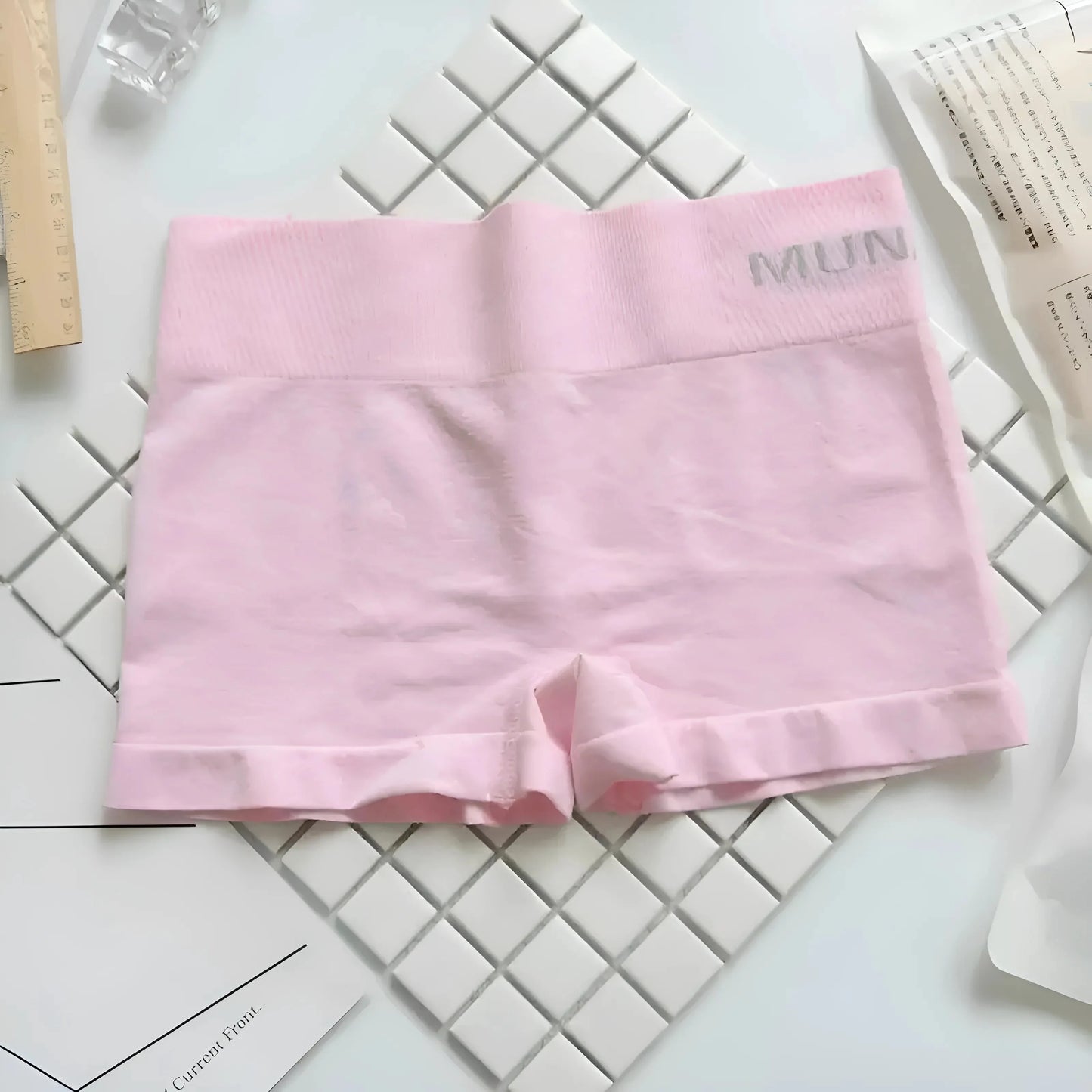 Pink Universal Women's Boxer Shorts