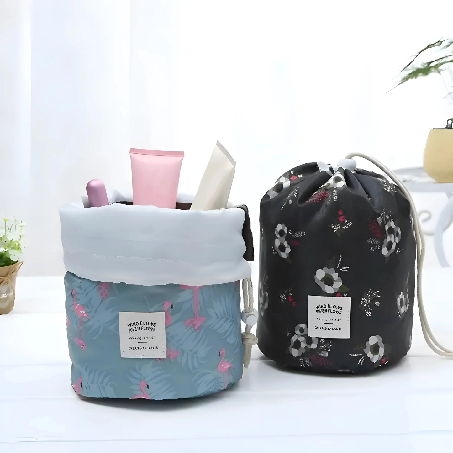Practical Cosmetic Bag with Zipper