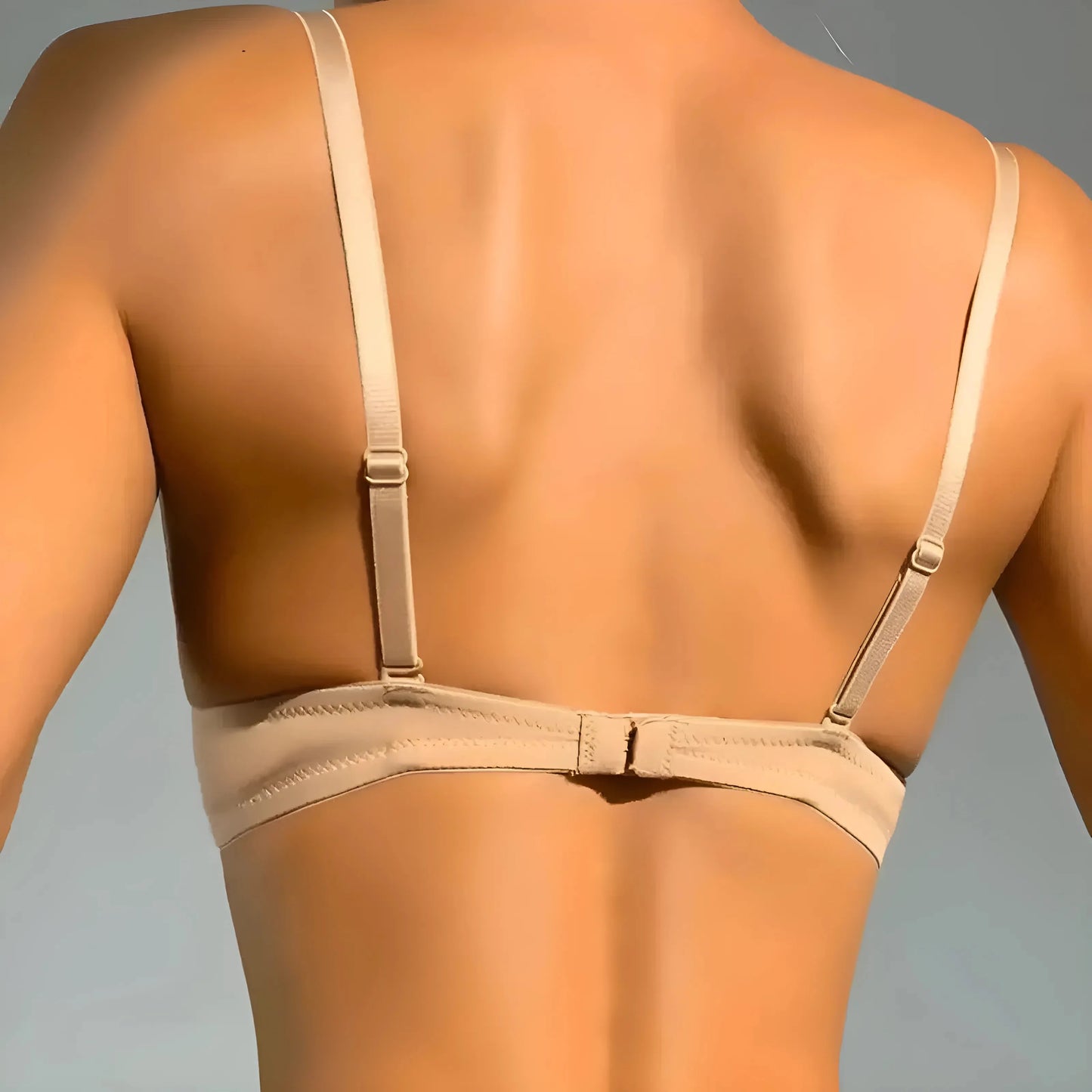Push-Up Bra with Low Back Closure