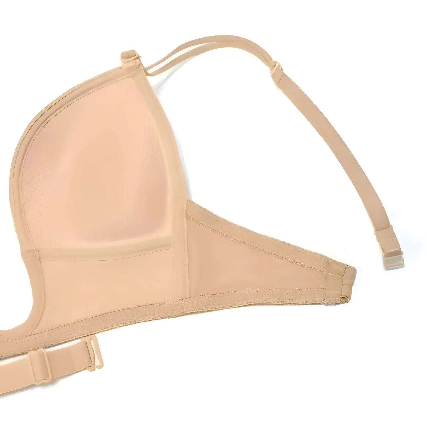 Push-Up Bra with Low Bridge and Removable Straps