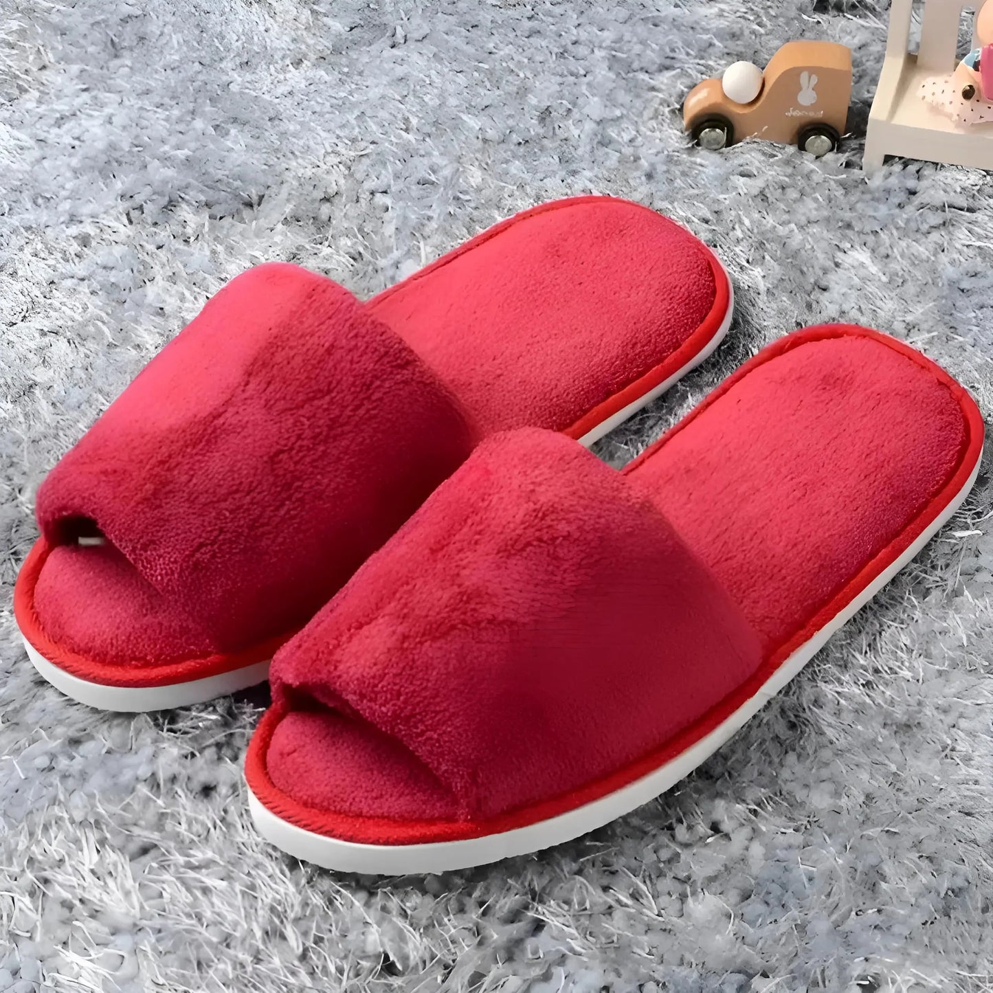 Red Classic Women's Slippers