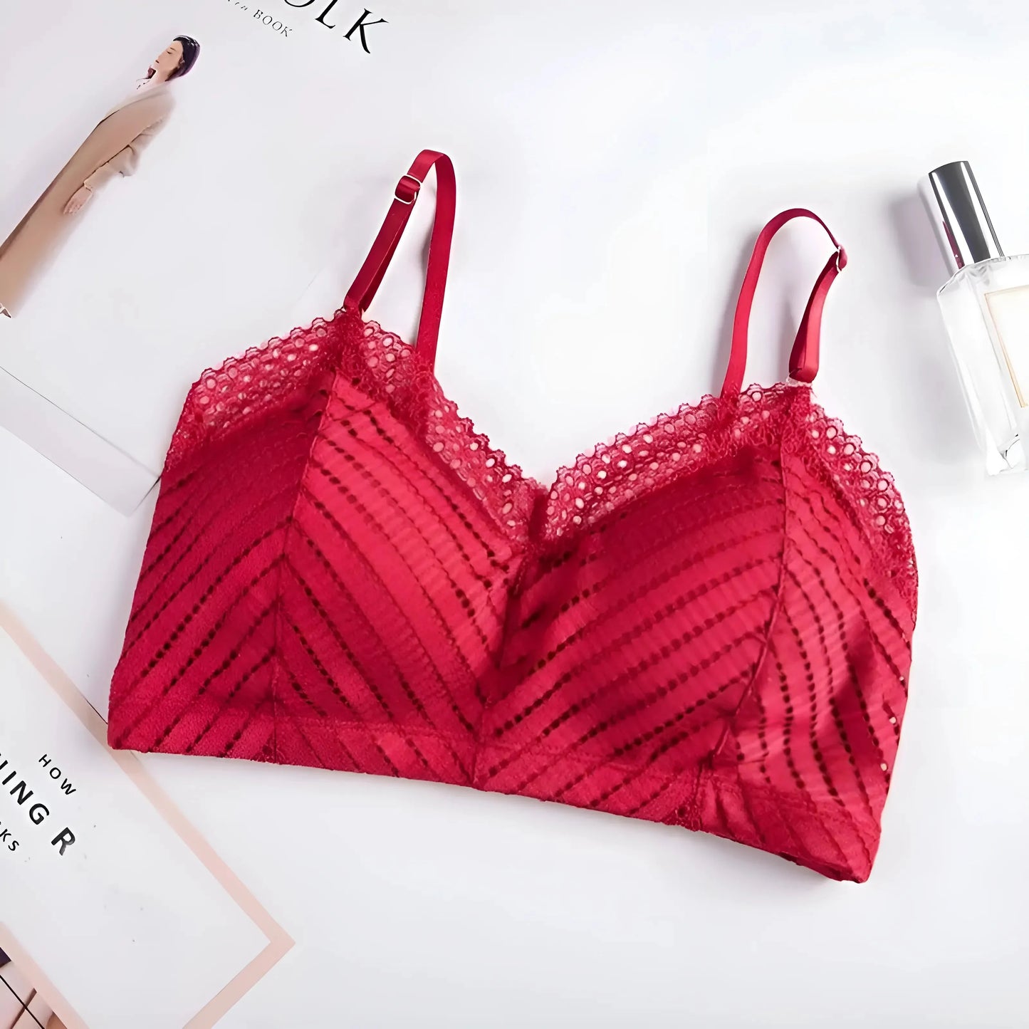 Red Universal Push-Up Bra
