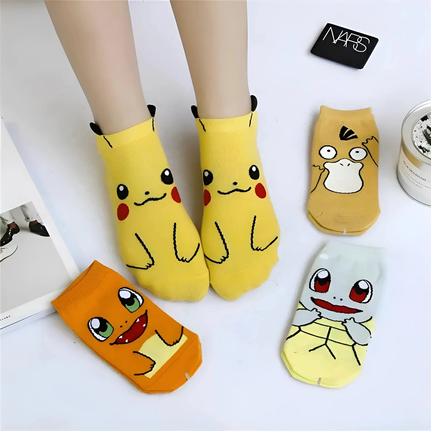 Short Pokémon Print Socks