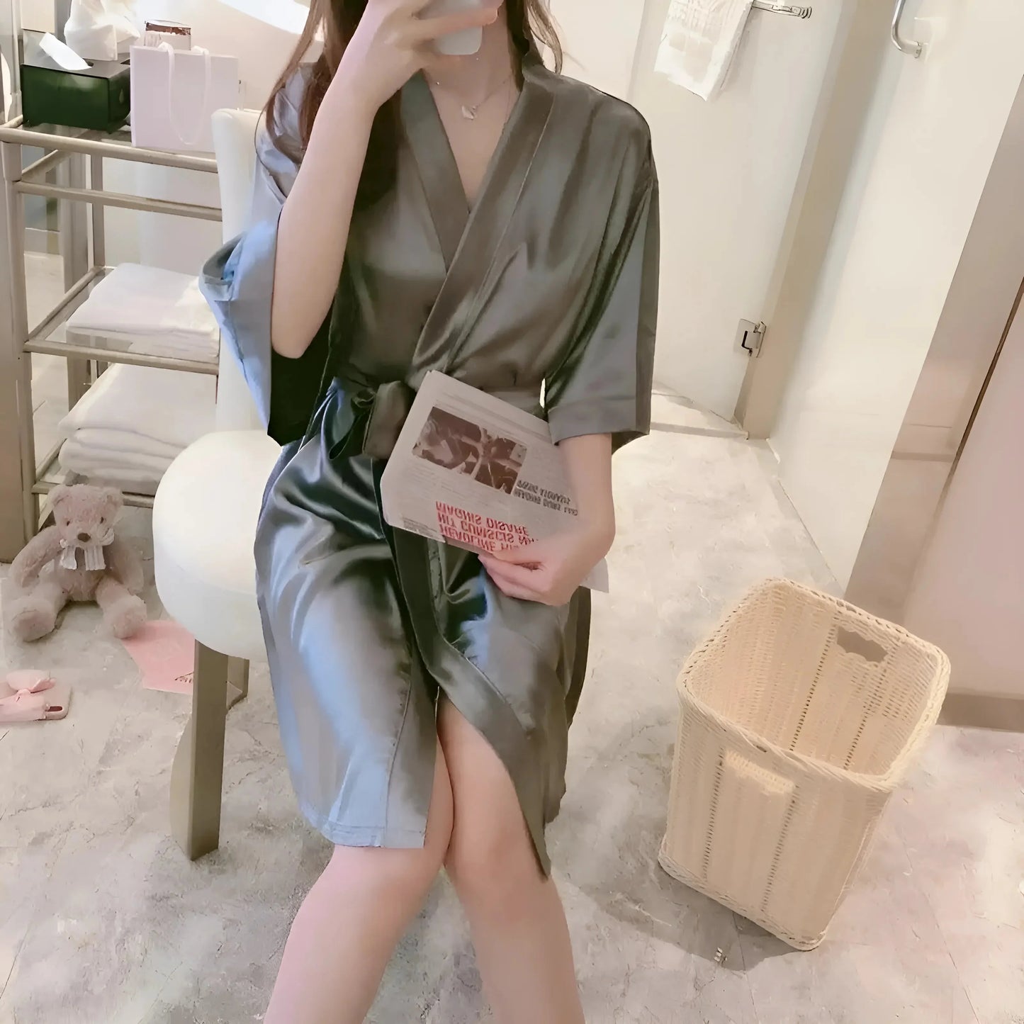 Silk Women's Robe