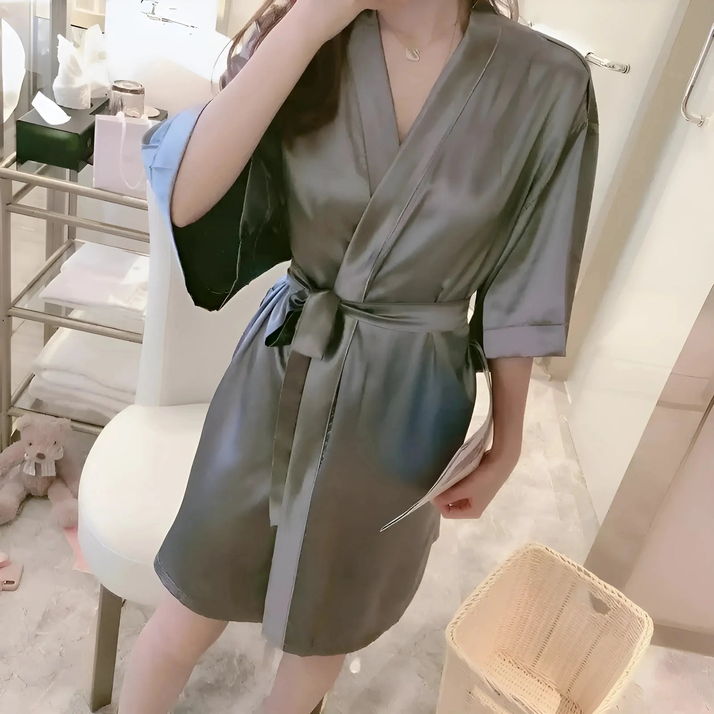 Silk Women's Robe