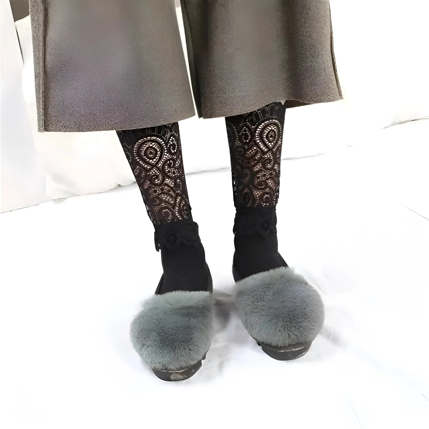 Soft Lace Trim Socks