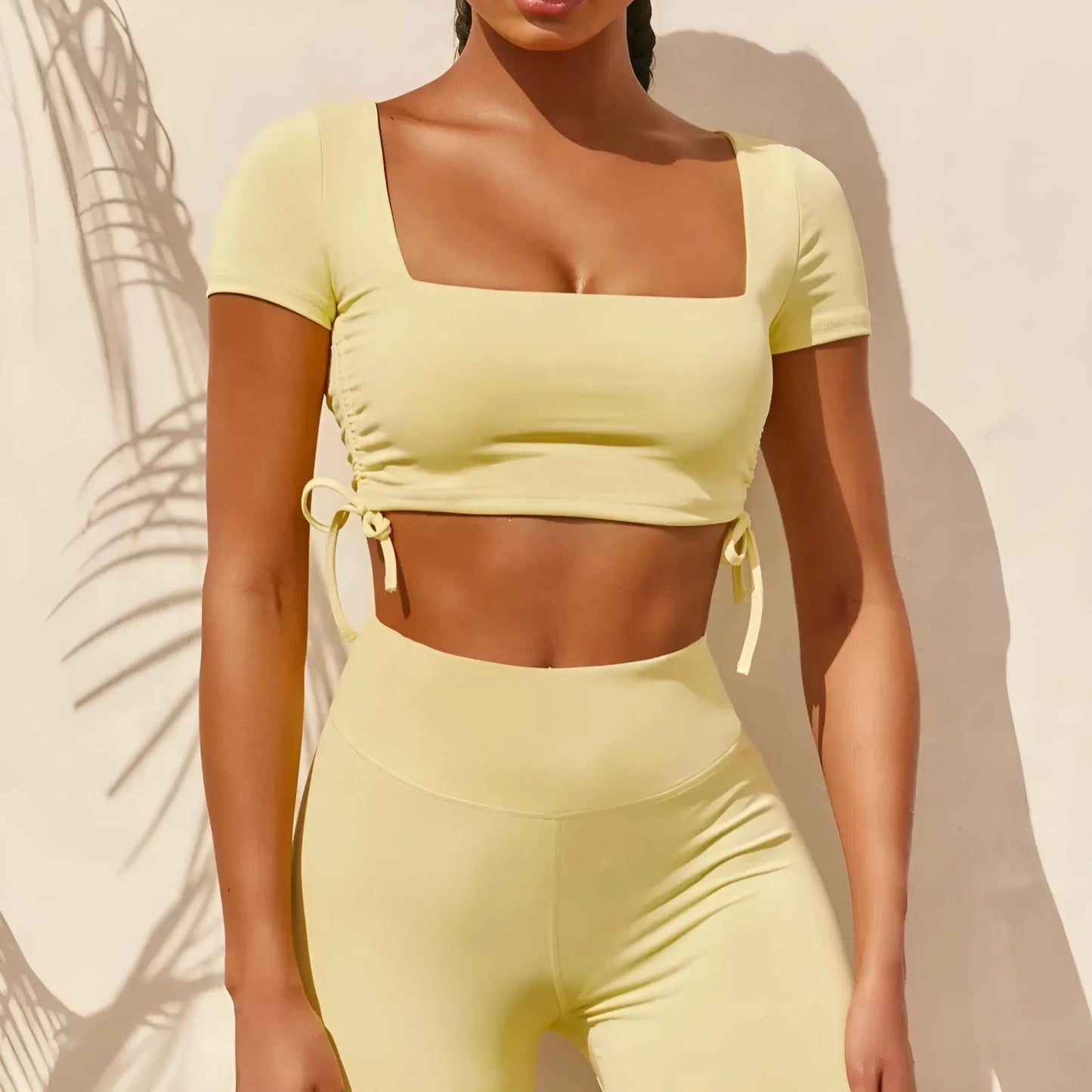 Sporting Outfit with Decorative Cuffs