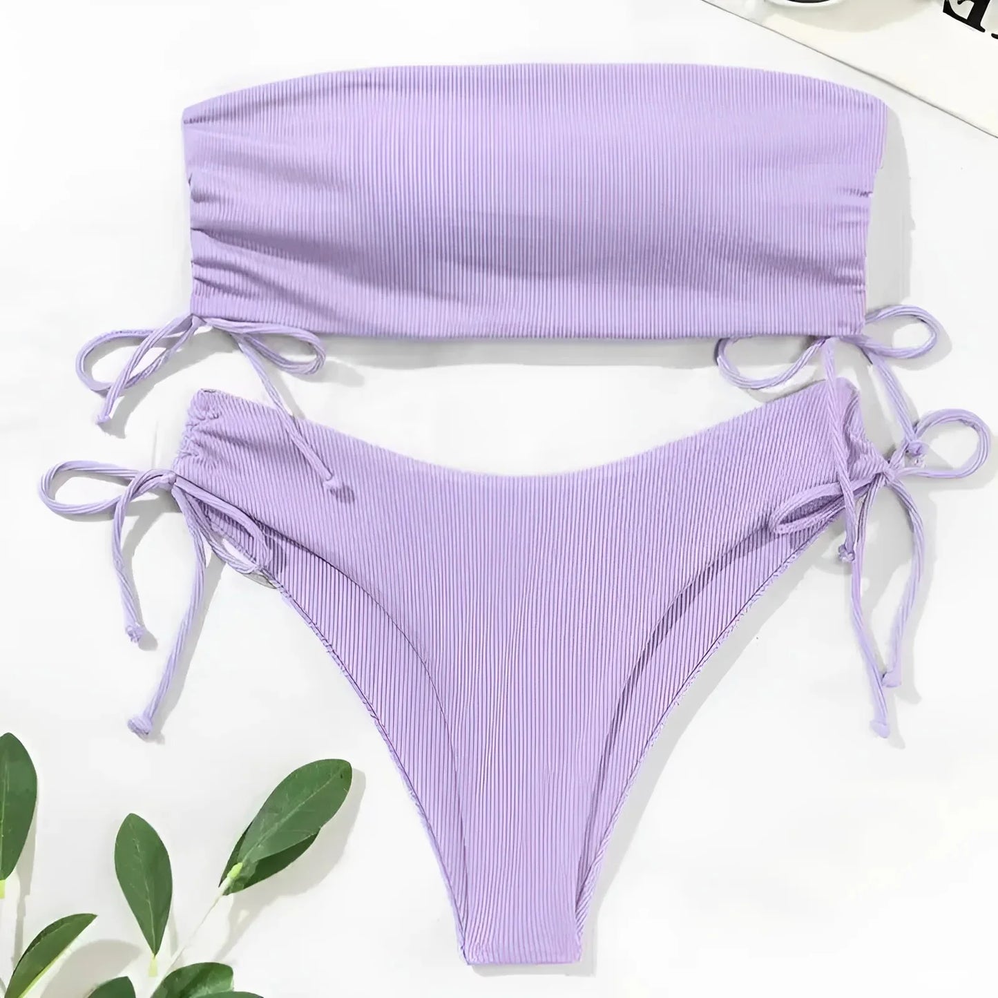Strapless Two-Piece Bikini Set