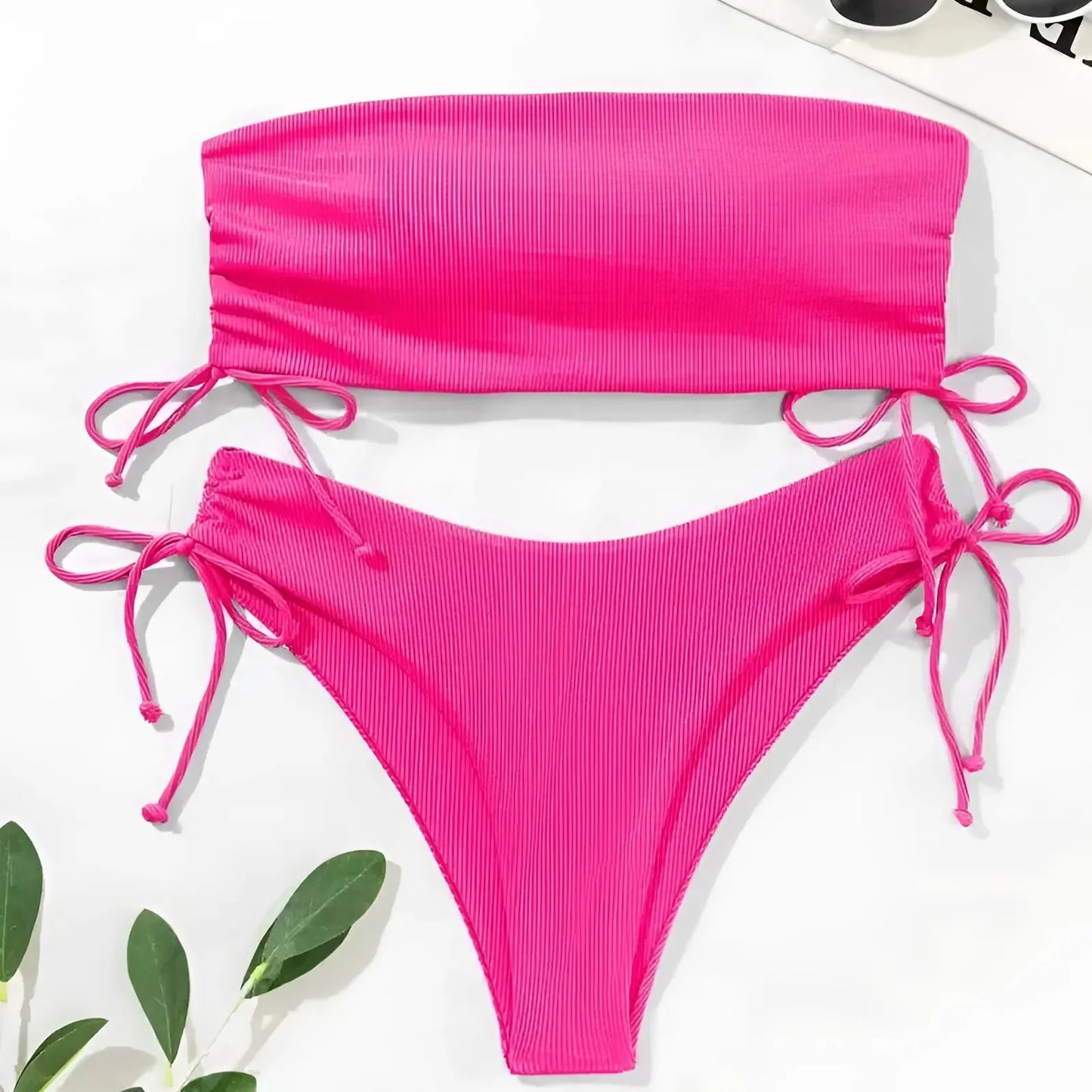 Strapless Two-Piece Bikini Set