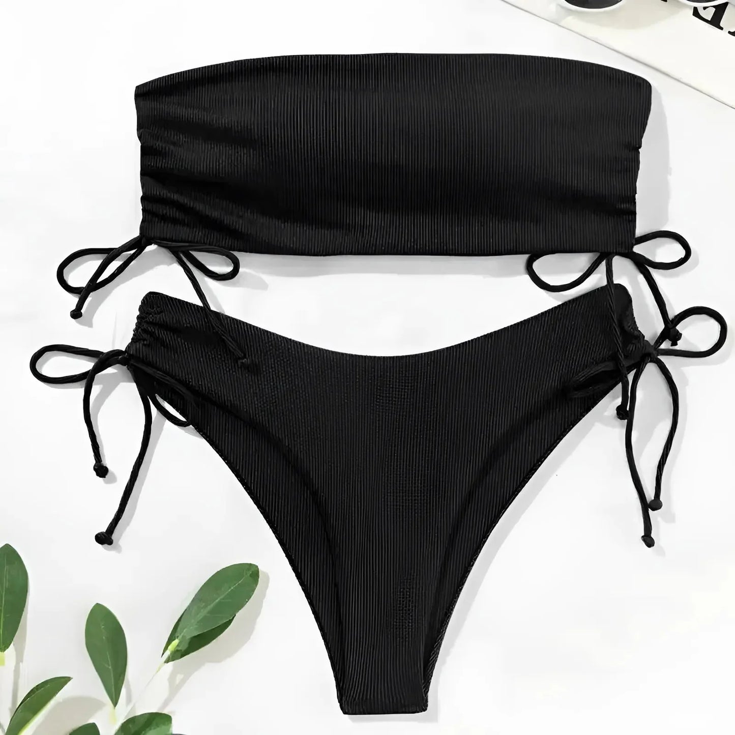 Strapless Two-Piece Bikini Set