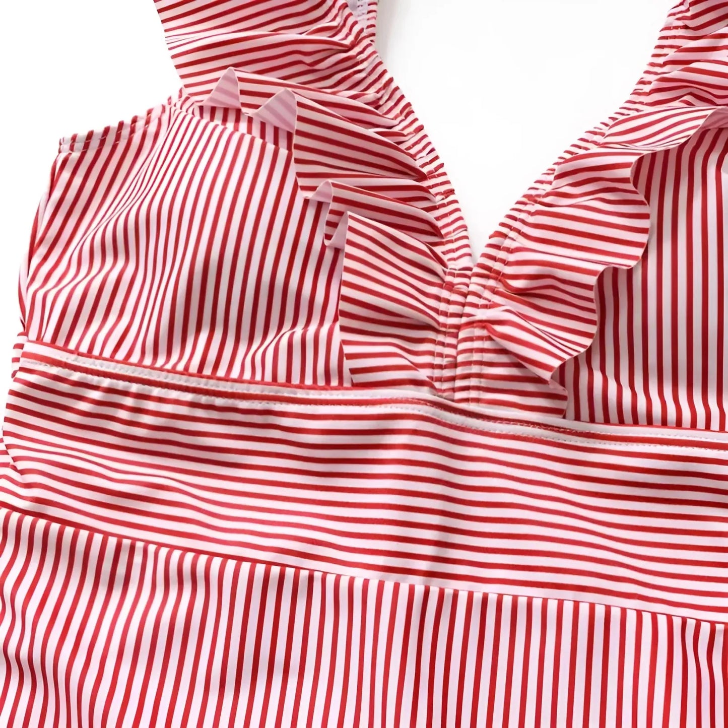 Striped One-Piece Swimsuit