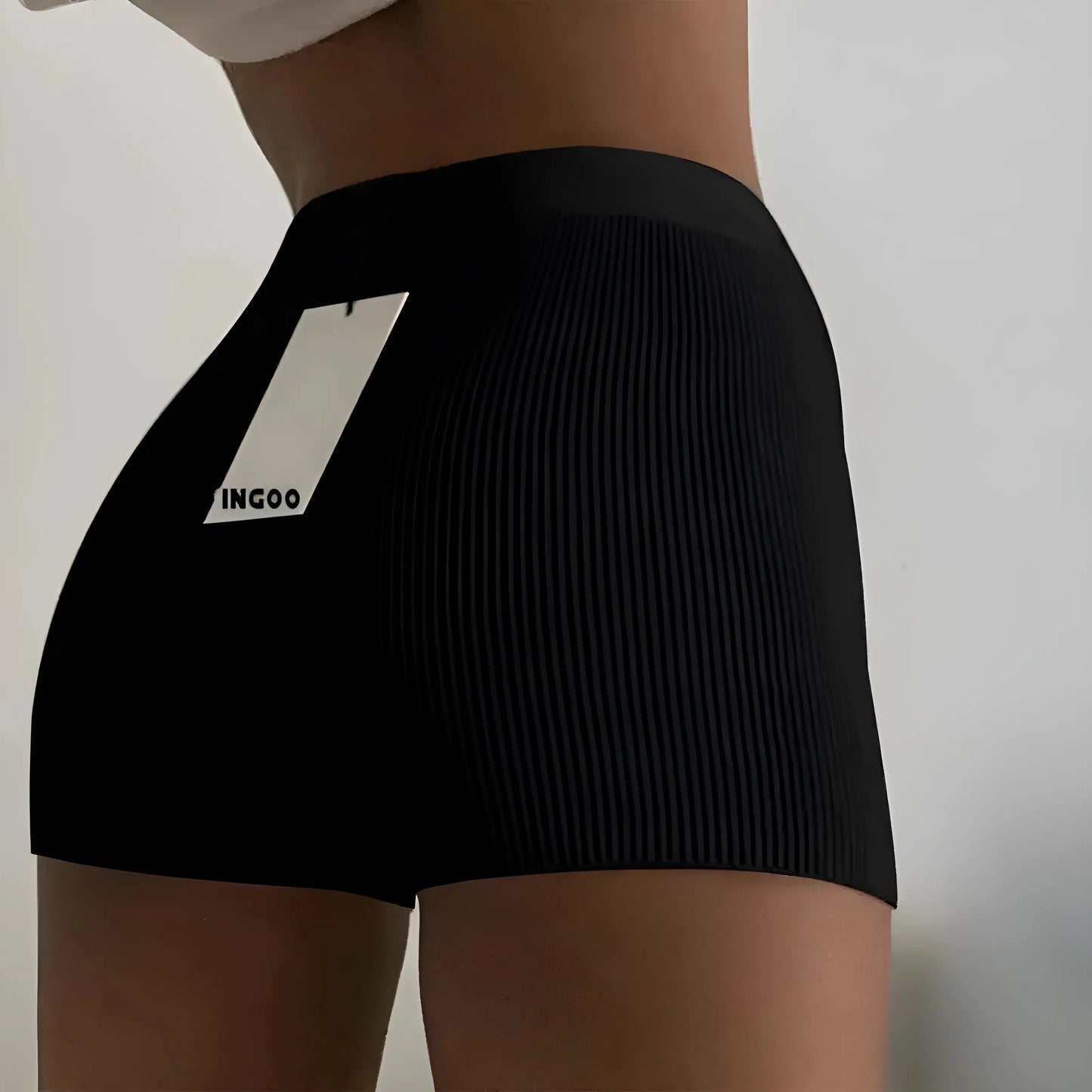 Striped Ribbed Shorts