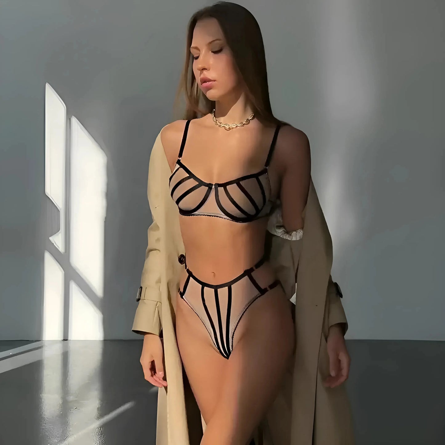 Transparent Lingerie Set