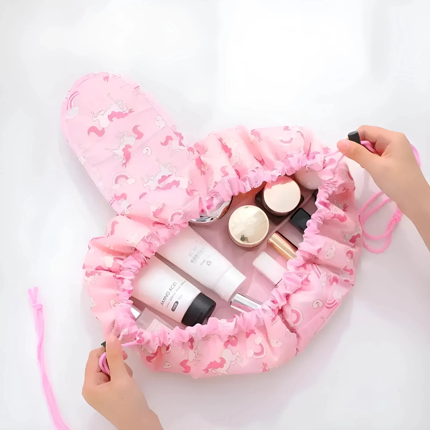 Travel Cosmetic Bag with Drawstring