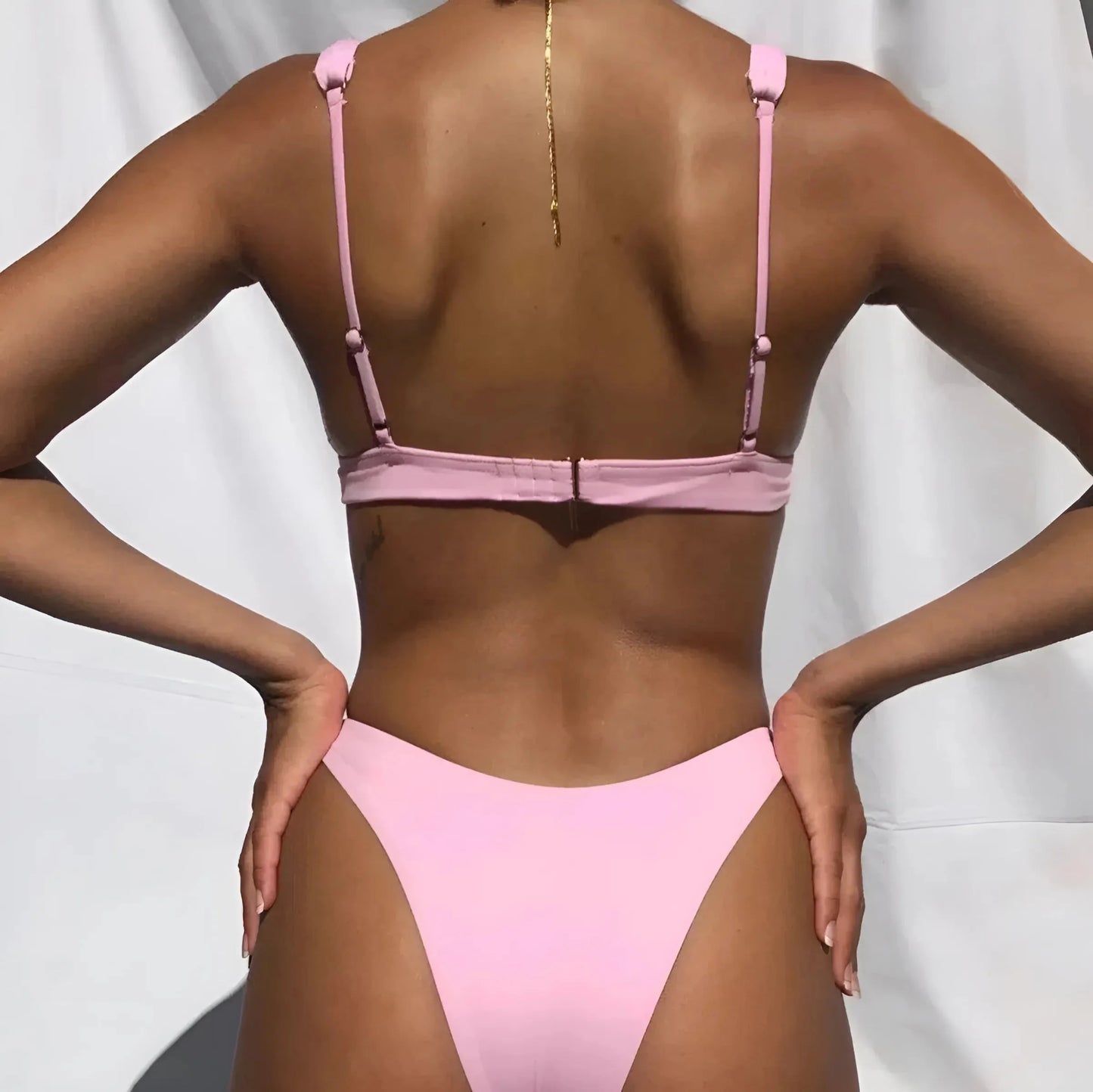 Two-Piece Bikini with Triangle Cups