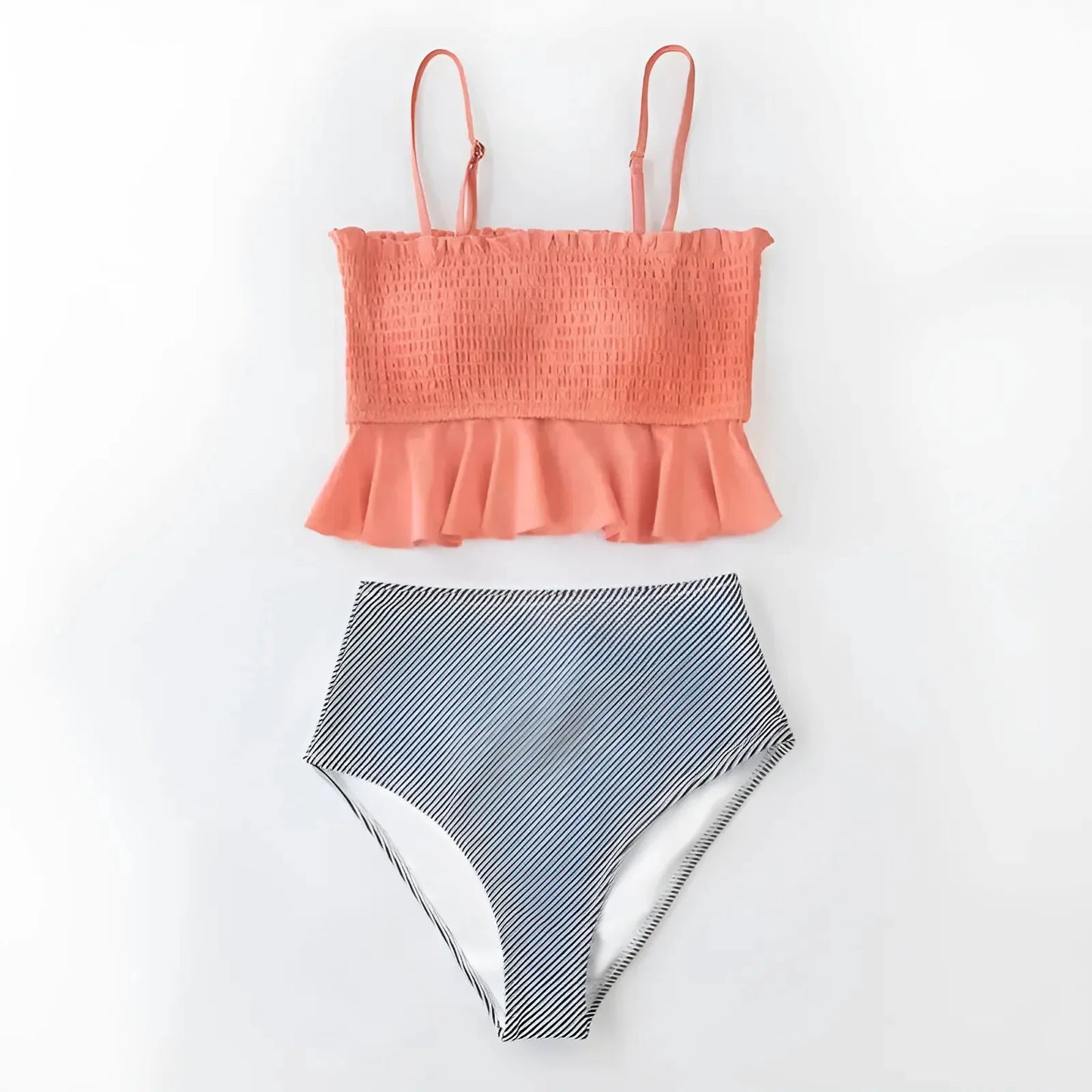 Two-Piece Ruffled Bikini Set