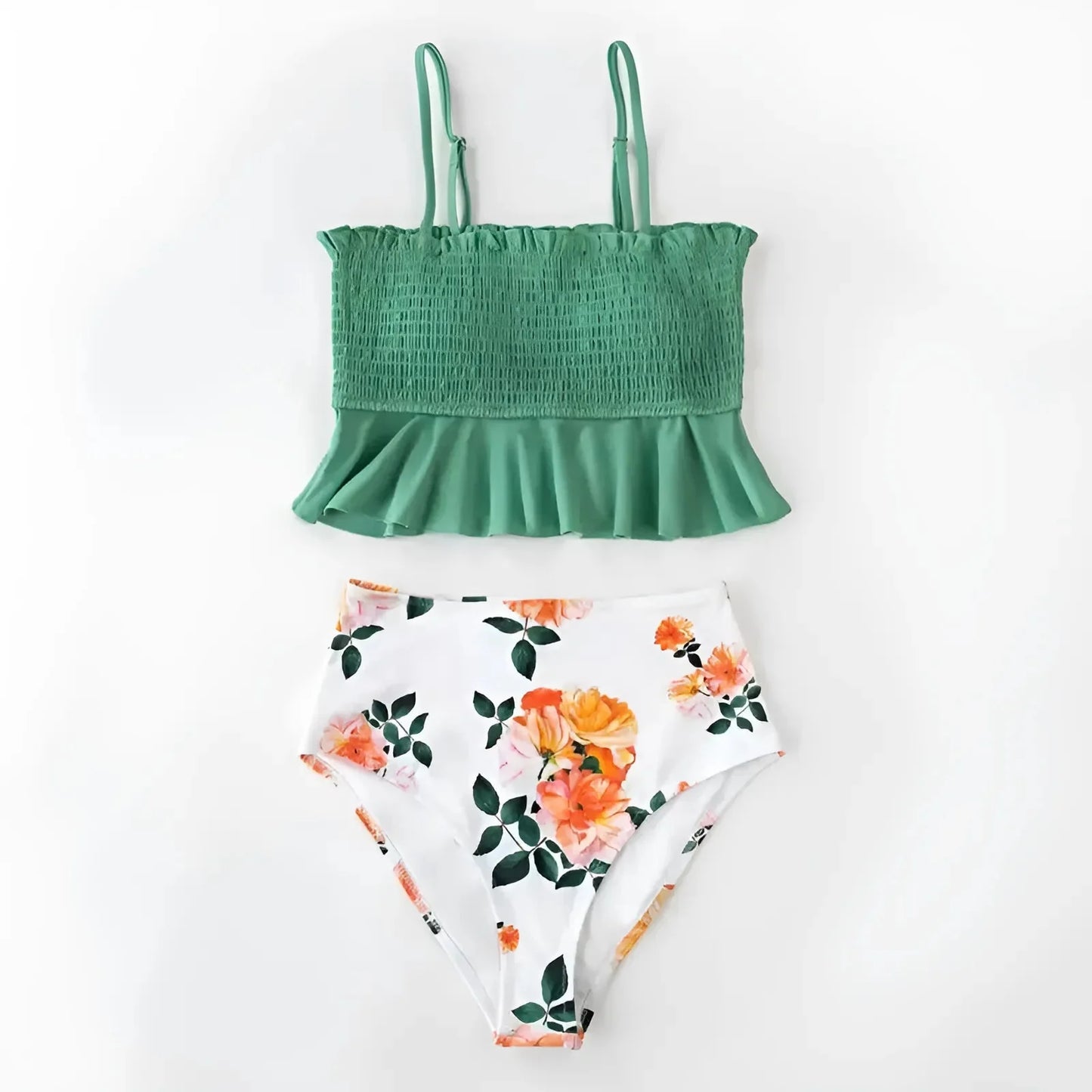 Two-Piece Ruffled Bikini Set