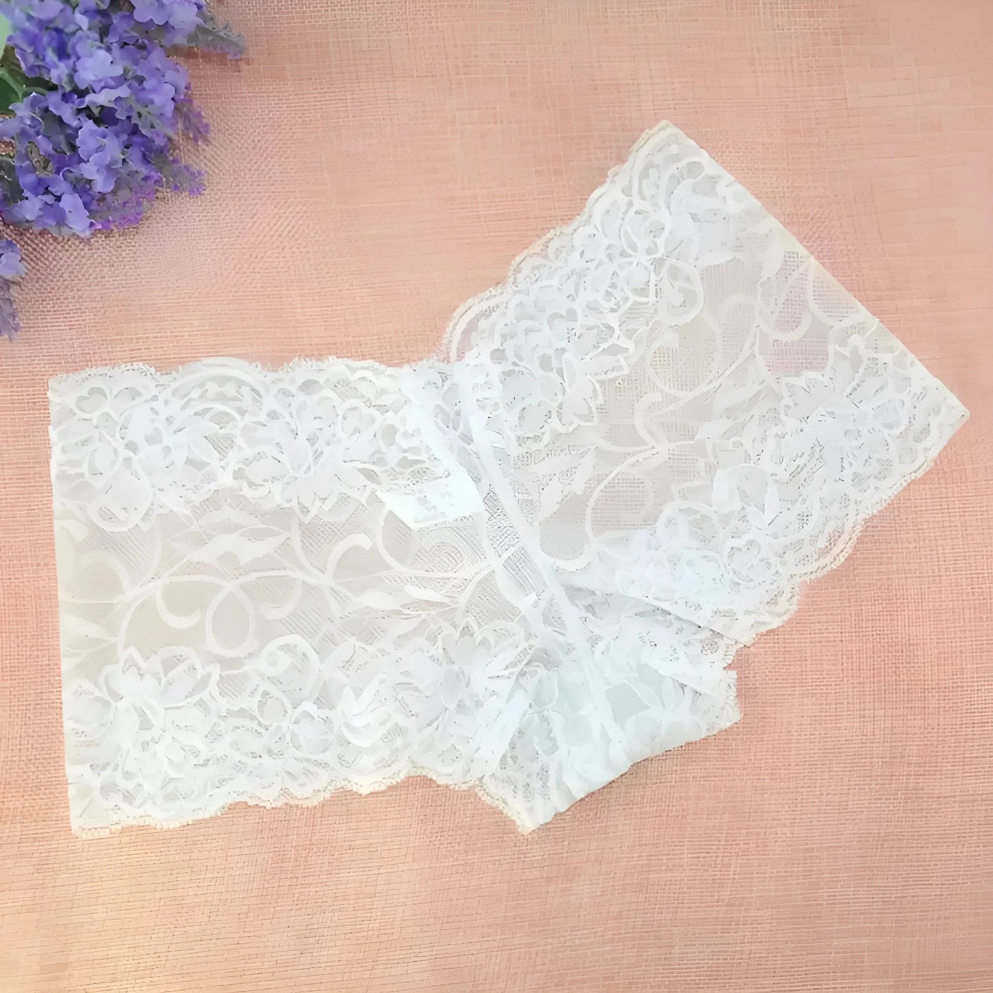 White Lace Boxer Briefs