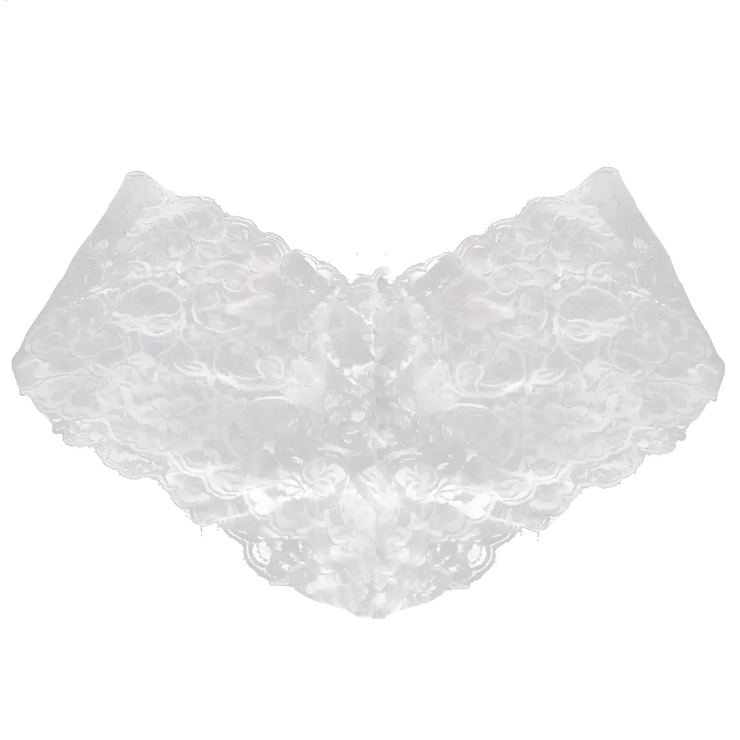 White Lace Brazilian Knickers