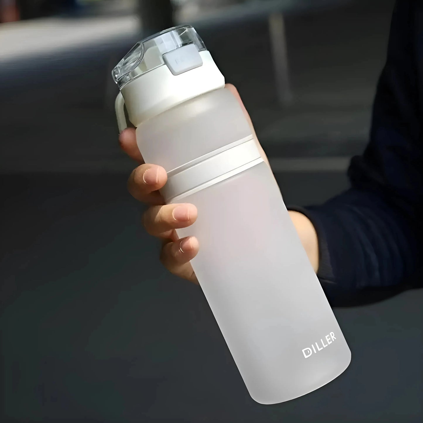 White Matte Water Bottle