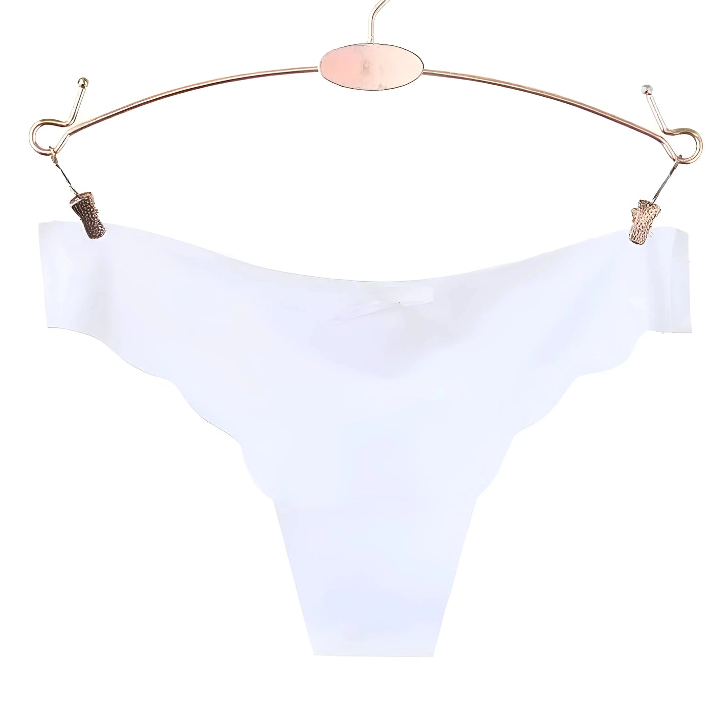 White Seamless String with Wavy Finish