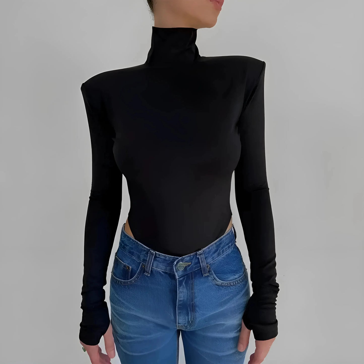 Women's Bodysuit with Open Back