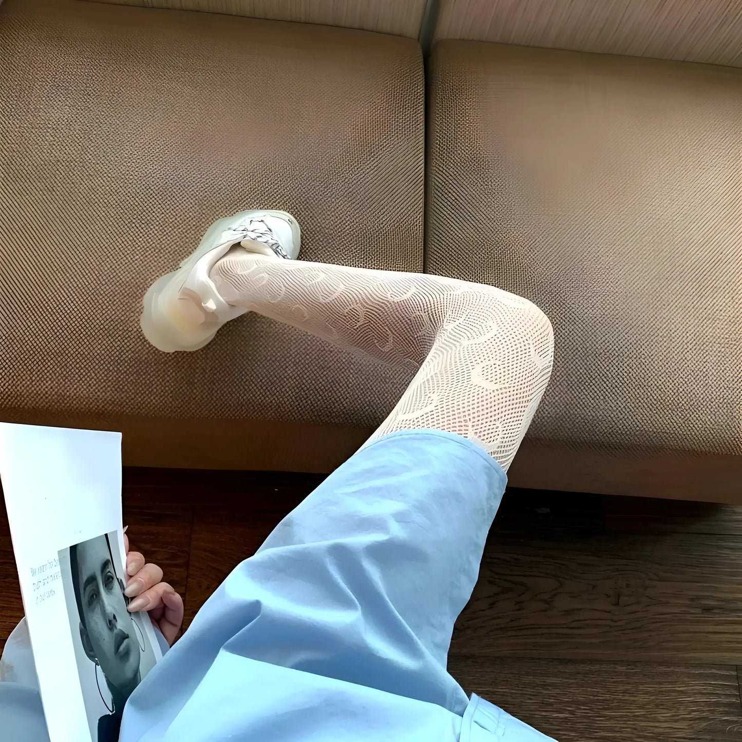 Women's Moon Print Tights