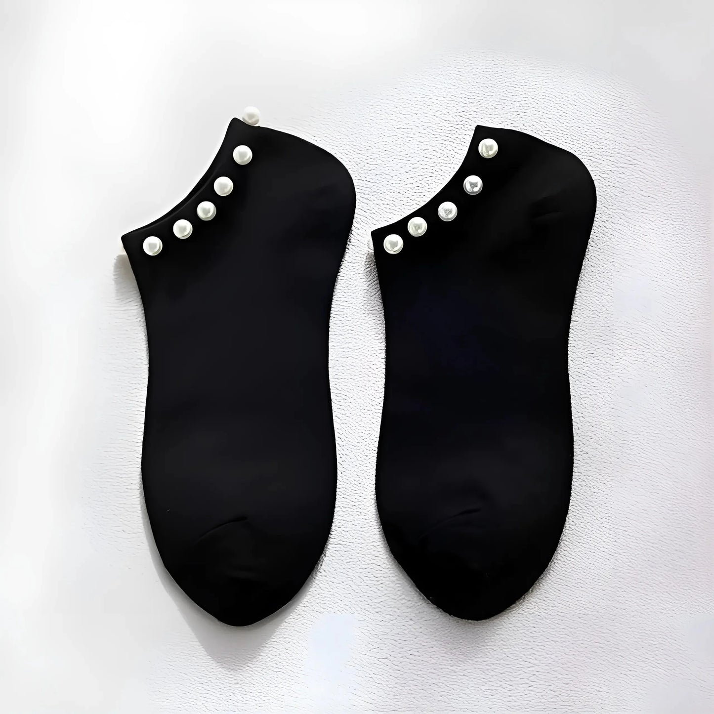 Women's Pearl Embellished Socks