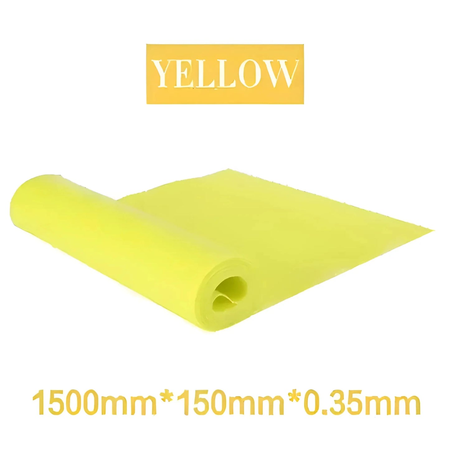 Yellow 1.5m Yoga Resistance Band