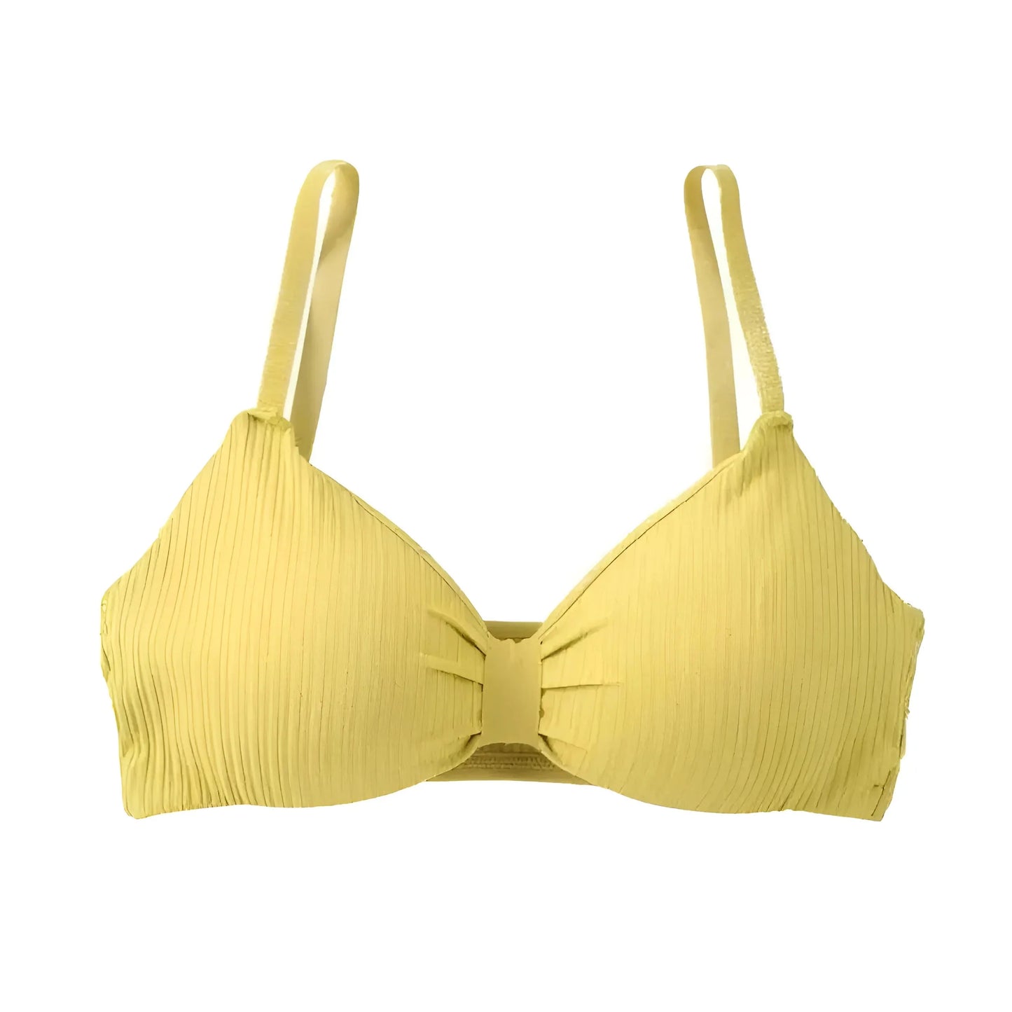 Yellow Classic Push-Up Bra