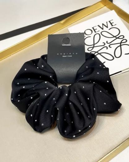 Haarband Scrunchie mit glitzernden Partikeln