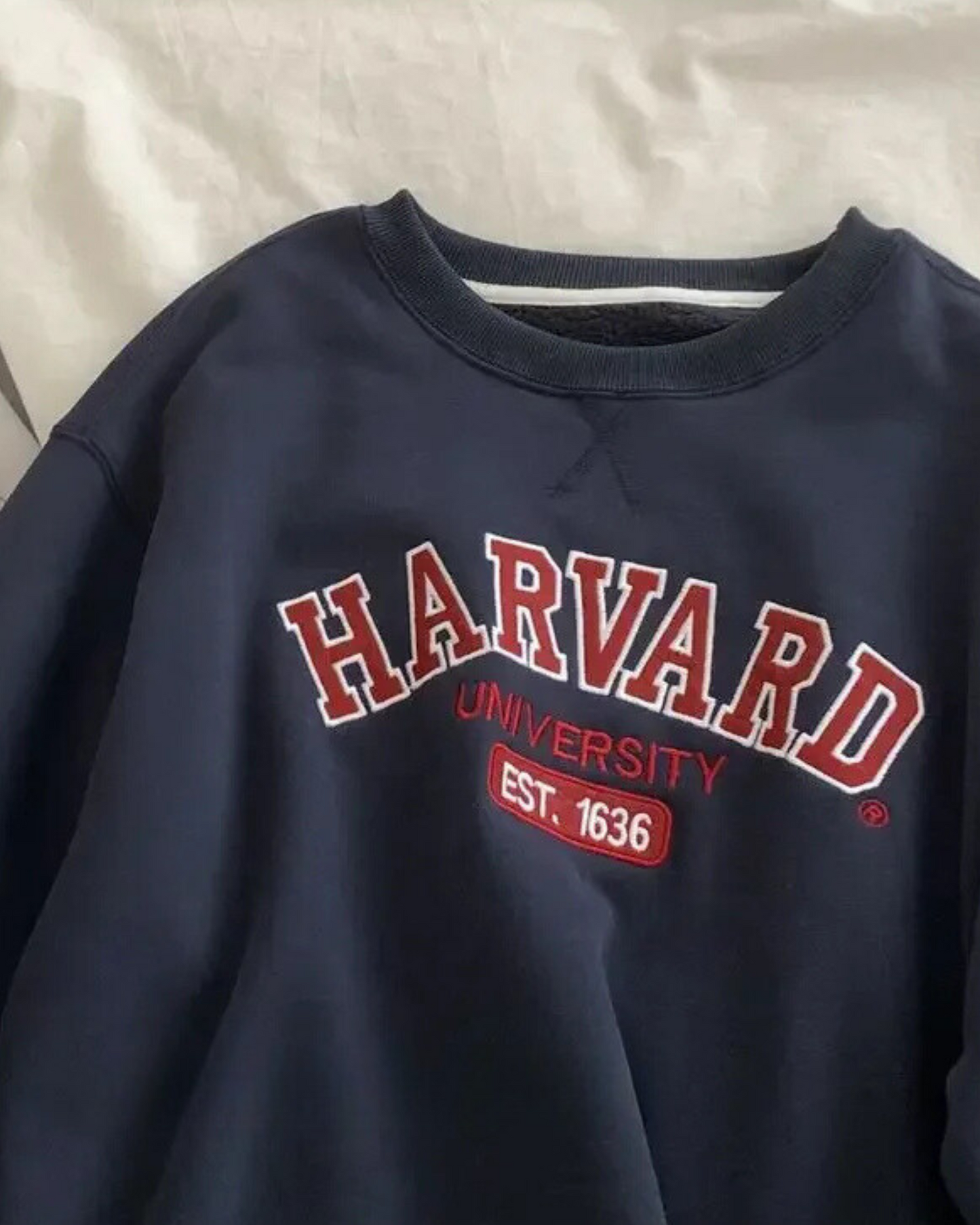 Oversize Crewneck Sweatshirt Harvard University