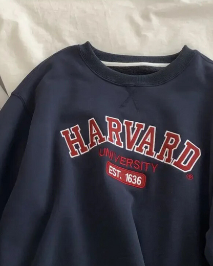 Oversize Crewneck Sweatshirt Harvard University