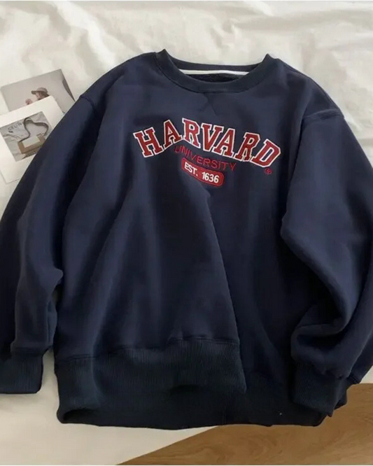 Oversize Crewneck Sweatshirt Harvard University