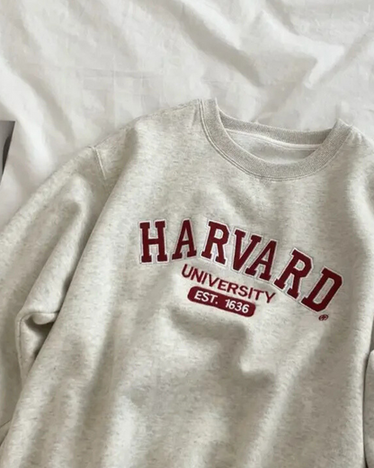 Oversize Crewneck Sweatshirt Harvard University