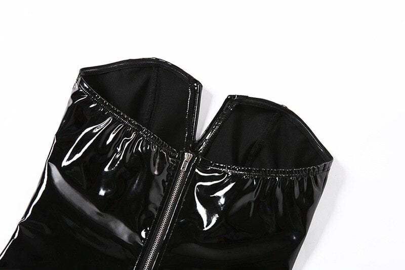 Latexbody mit V-Ausschnitt