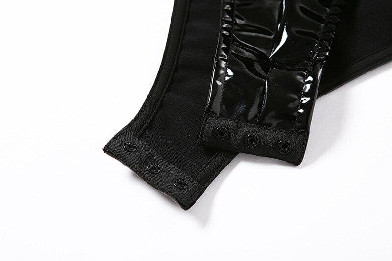 Latexbody mit V-Ausschnitt