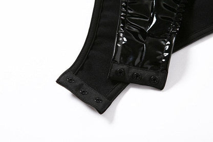 Latexbody mit V-Ausschnitt