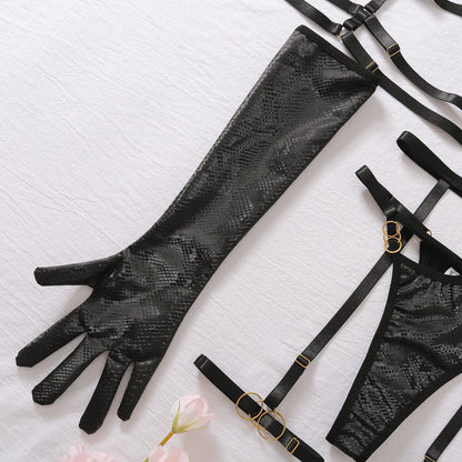 Komplettset mit Handschuhen