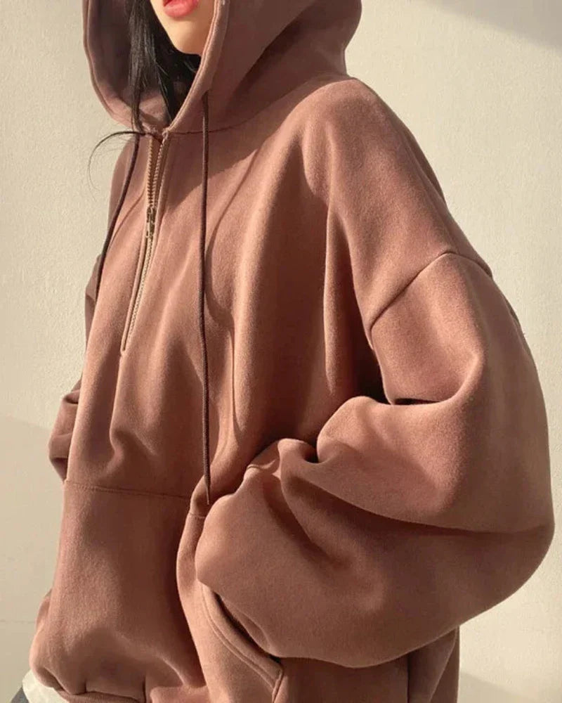 Bequemer Oversize-Hoodie mit Kapuze