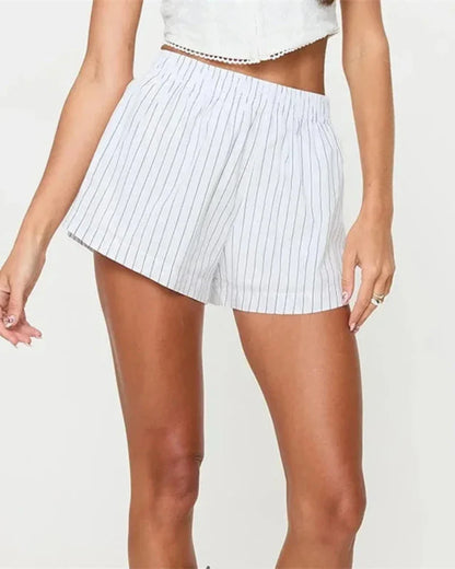 Bequeme gestreifte Shorts