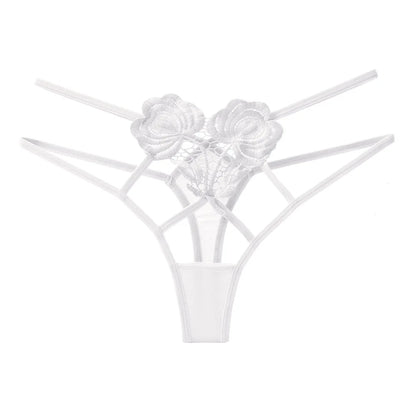 String mit dekorativen Rosen vorne