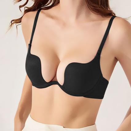 Push-up-BH mit tiefem Plunge-Ausschnitt