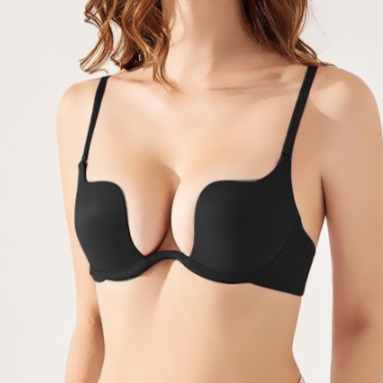 Push-up-BH mit tiefem Plunge-Ausschnitt