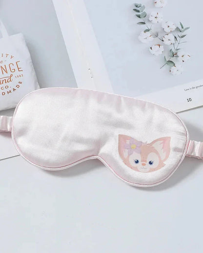 Satin Schlafmaske mit Plüschfigur