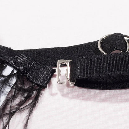 Komplettset Unterwäsche mit floralem Stickerei